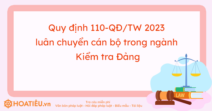 Quy định số 110-QĐ/TW